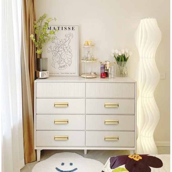 Manos de aluminio de longitud personalizada ocultas para el armario con aspecto claro