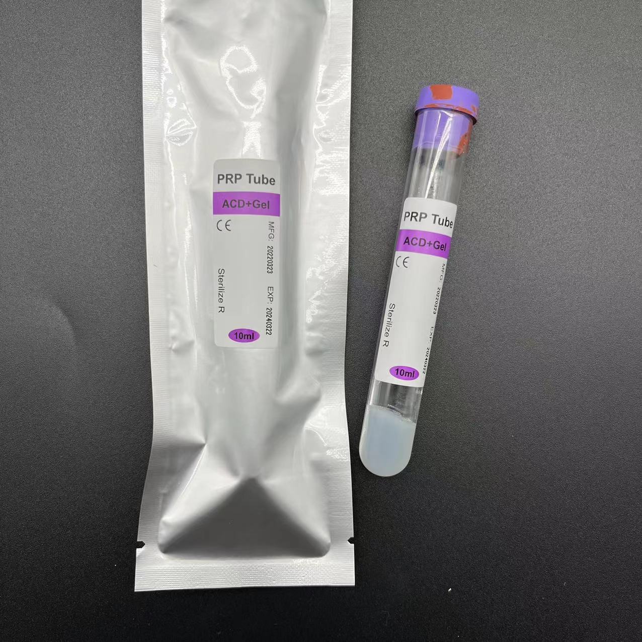 Best Price CenLee 10ml GLASS/PET Separation Tubes with ACD Gel & Biotin Multi-Color 50pcs/bag 1 Year Warranty