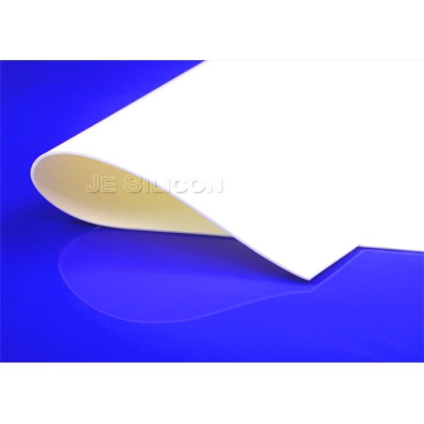 Durable Molded Silicone Parts , White Silicone Rubber Sheet High Tear Resistant