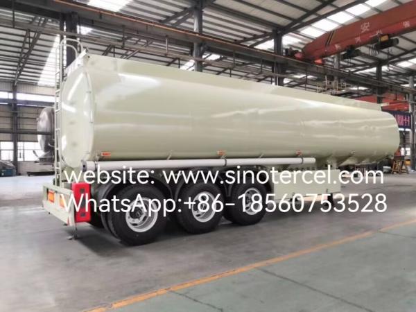 SINOTERCEL 40CBM Fuel Semi Tanker Trailer 3 Axles 