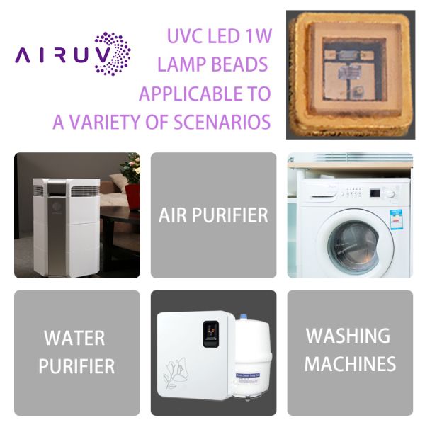 Ультрафиолетовый светодиод 1w 3w 10w 50w 100w 200w 300w Uva Uvb Uvc UV LED чипы
