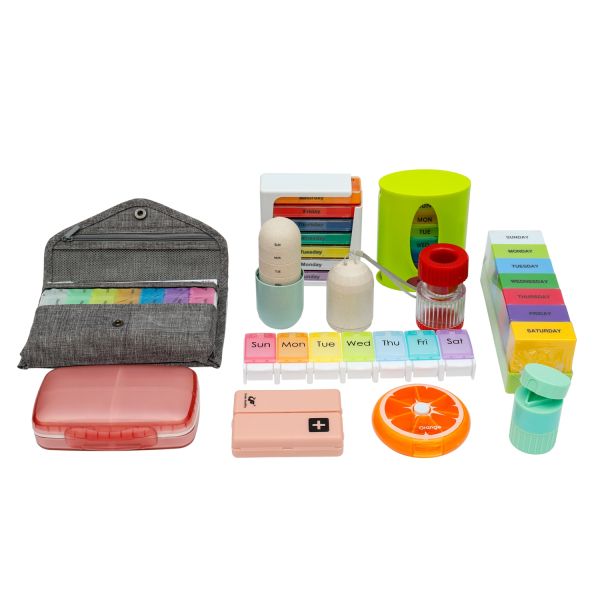 Медицинский рекламный контейнер с таблетками, медицинский корпус, шкатулка для хранения таблеток, шкатулка для распределения таблеток