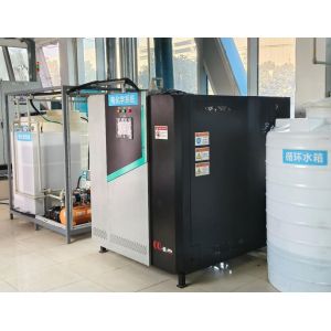 Electrochemical semiconductor wastewater treatment equipment. No chemicals are