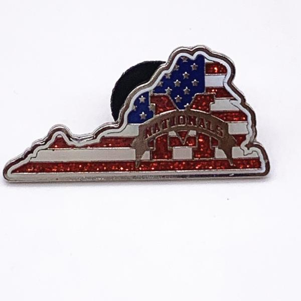 Embossed Metal Gold Plated Lapel Pins , Hard Enamel Badges Shaped Custom