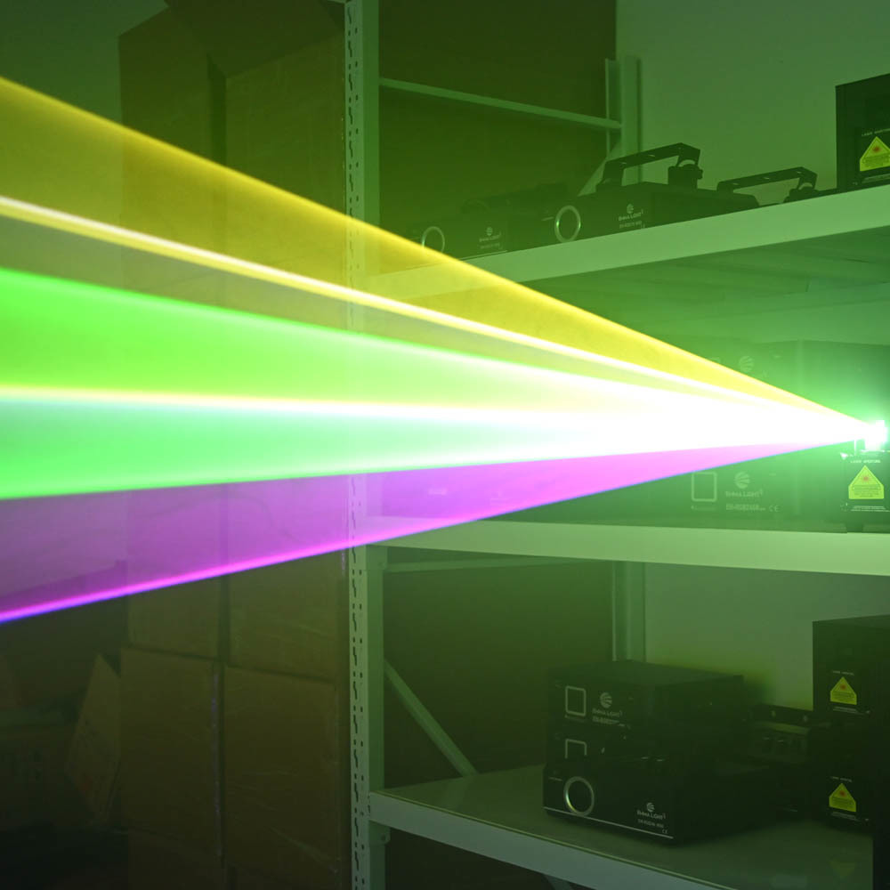 50K 15W High Power Laser Light Projector with Integrated PC hardware Laser Show System