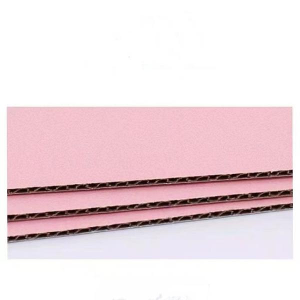 Pink Red Corrugated Mailer Box Custom Printed  For Shoes Clothing