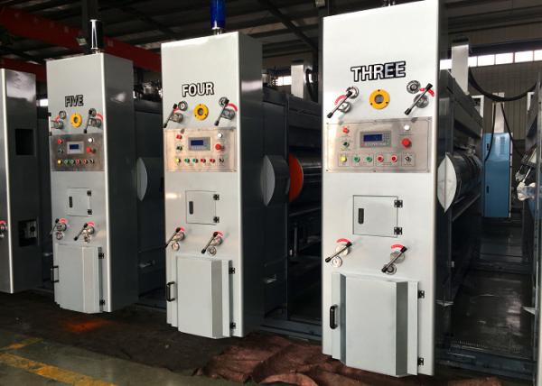 Flexo Printing Slotting Die Cutting with Automatic Carton Box Packing  Machine