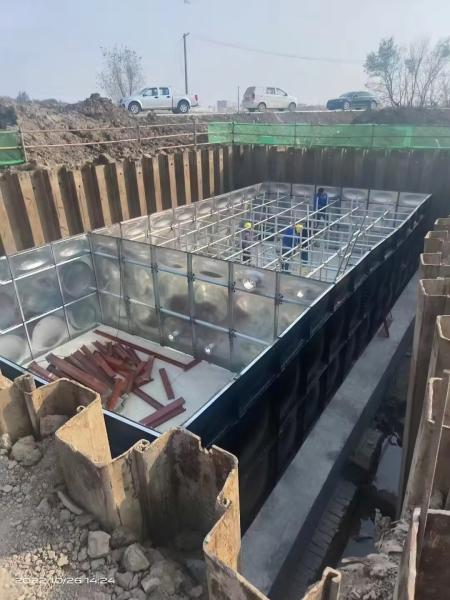 Steel Sectional Modular Underground Rainwater Storage Tanks GSC BDF Water Storage Tank Pressed