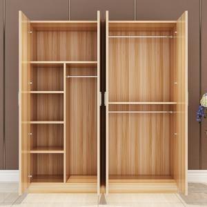 No Decay Plywood Bedroom Wardrobe , Particle Board Furniture Closet Easy Work
