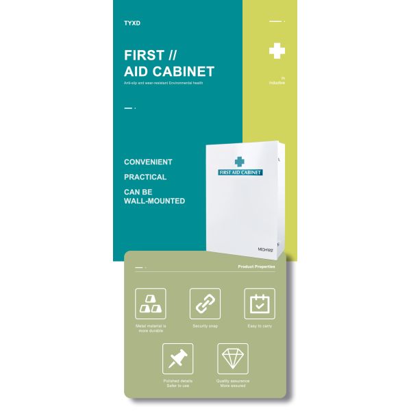 Metal Medical First Aid Wall Box