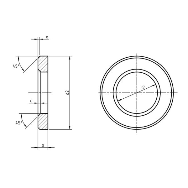Высокопрочная углеродистая сталь DIN 6916 класса 10 черная стиральная машина с соединениями Hv