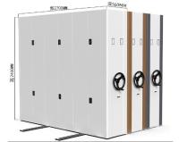 Arquivo manual móvel Arquivo intensivo para arquivos fornecidos pelo cliente