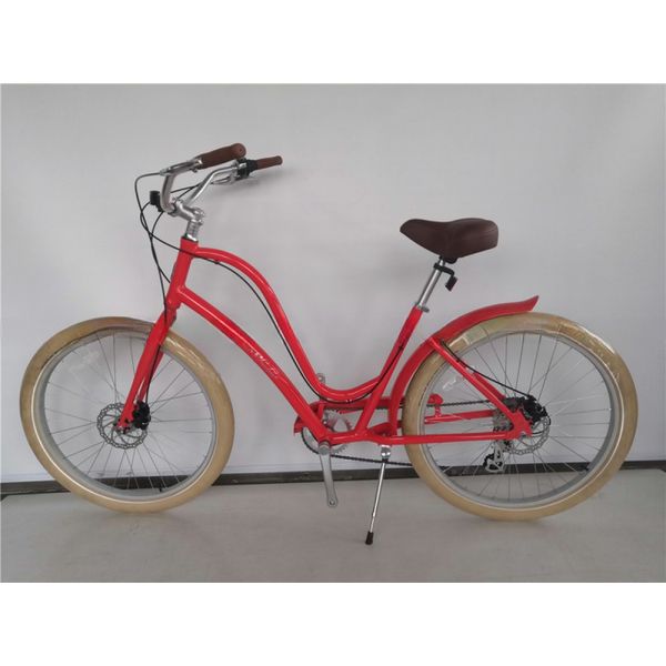 Electra Adult Step Through Aluminum Frame 7 Speed Hybrid 26 Inch Beach Cruiser Bike