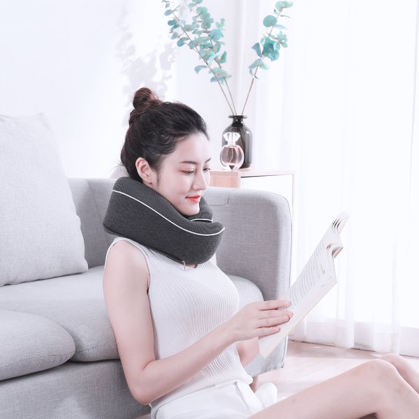 SAIEN SN-FC583 Full Support No Neck Pain Memory Foam Neck Pillow Anti-Static tested ROHS