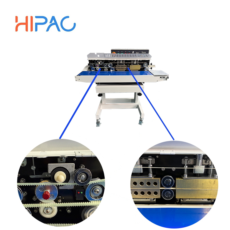 Automatic Continuous Film Sealing Machine with 24m/min Sealing Speed and Heat Sealing for Heavy-duty Packaging