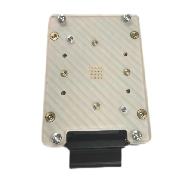 Aluminium BGA Test Socket Housing Durable  QFN48-K1 Fabricated Metal Products Custom Made CNC 5 Axis Making Brass