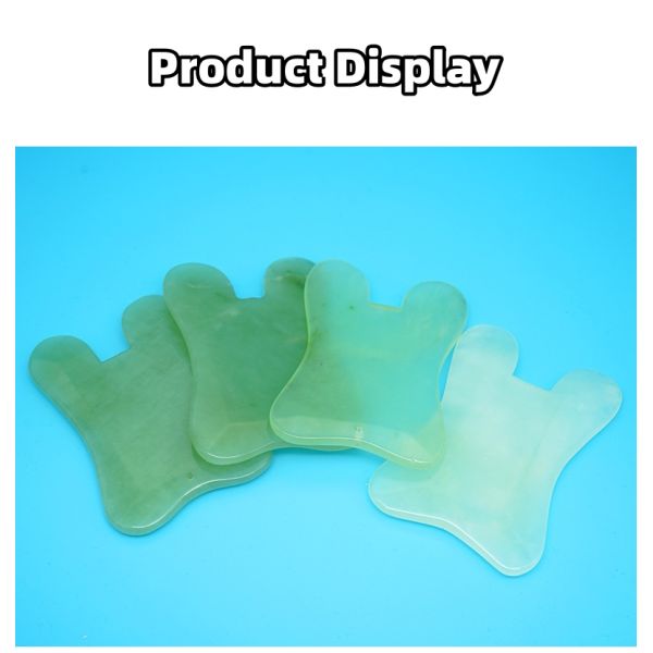 2024 Natural U Shape Xiuyan Jade Gua Sha Scraping Massage Board for Full-body Massage Facial Massager Skin Beauty Tool