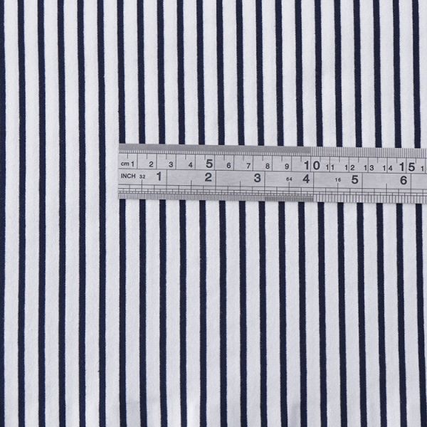 Чистый хлопчатобумажный пот поглощающий полосатый трикотажный ткань для футболки