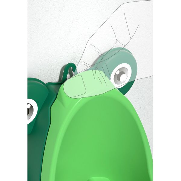 Baby Mobile Toilet Portable Frog Shape Children's Urinal for Boys Animal Pattern Type