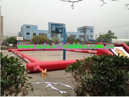 Newest And Hottest Inflatable Football Sport Field For Rental , Inflatable Soccer Field