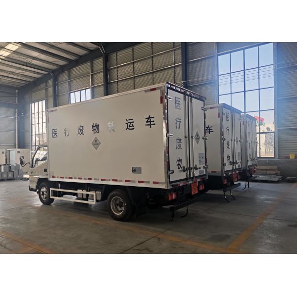Refrigerated Hazardous Goods Vehicle Truck For Medical Waste Transportation