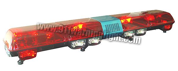 1.8meter length, Fire truck lightbar + 100W siren/speaker, DC12V or 24V, Power 360W 
