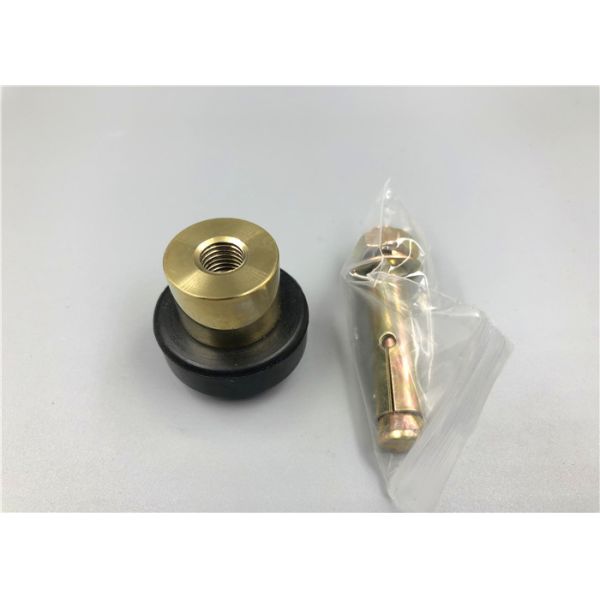 Type en alliage de zinc support de cylindre d'arrêts de porte intérieure de porte intérieure au plancher