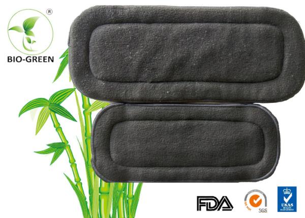 Grey Soft Bamboo Cloth Diaper Inserts For Babies Customized Color Available