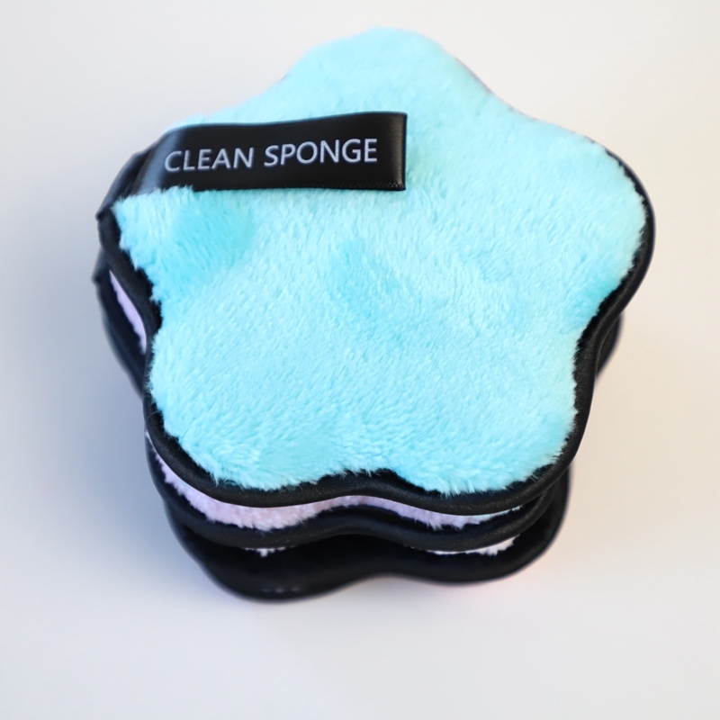 Star Reusable Microfiber Face Pads Soft Soothing Low Sensitivity Reusable Facial Cleansing Pads