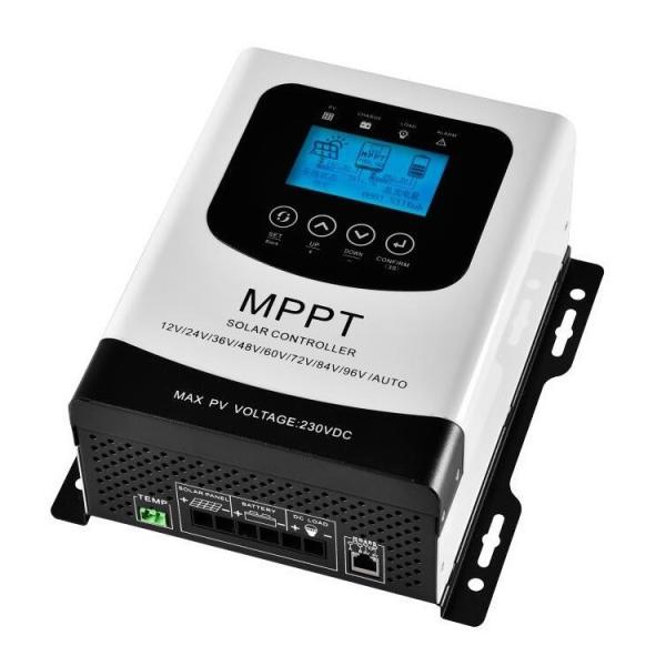 40A Solar Charger Controller Automatically Adjusts 12V to 96V MPPT Solar Charge Controller for Max PV Power 5760W White