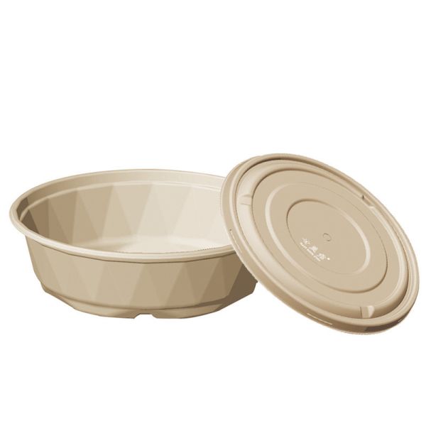 Customizable 8oz/10oz Bagasse Cup Food Grade Disposable Container with Customization