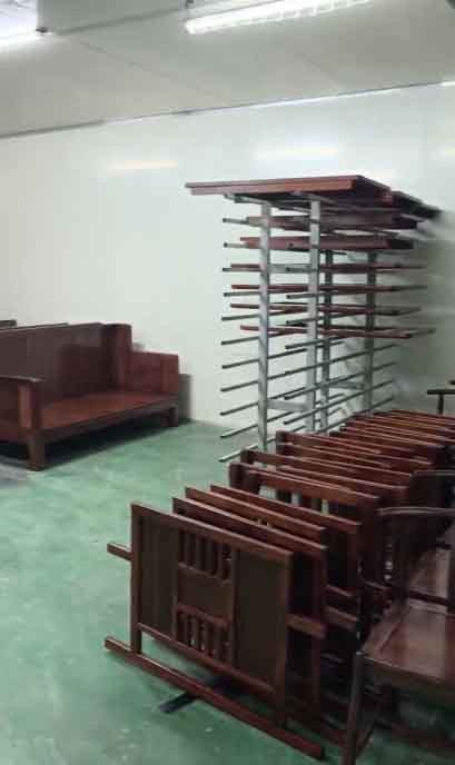 Water Curtain Spray Booth & Flash-off Drying System for Solid Wood Furniture