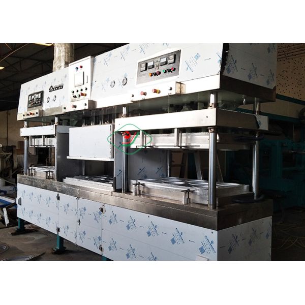 Semi - Automatic Stainless Steel Pulp Molding Equipment For Plates / Bowls / Cups