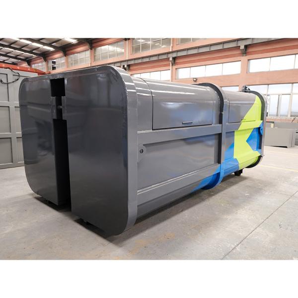 Sorting And Recycling Large Garbage Containers Refuse Collector 10m3 Capacity
