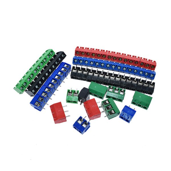 5.0mm Pitch PCB Mounted Screw Clamp Type Terminal Blocks 2P 3P Jointed