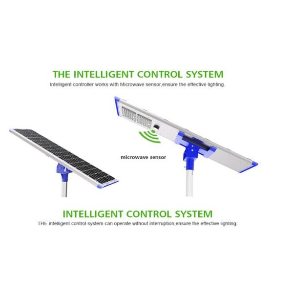 Integrated Solar 80W 100W LED Street Lighting For 3 Years Warranty
