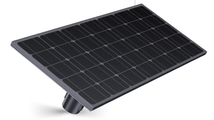 50W Solar LED Street Light Waterproof IP66 230LM/W With High-efficiency Solar Panel Used In Streets.