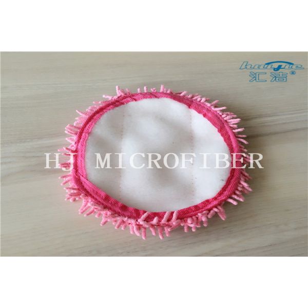 Инструменты розового автомобиля аксессуаров Клеаннг автомобиля синеля Микрофибер цвета небольшого круглого форменного моя