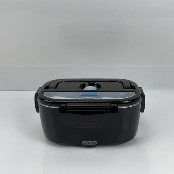 Récipient chauffant alimentaire portable maison boîte de déjeuner électrique 1,5L Noir 12V 24V