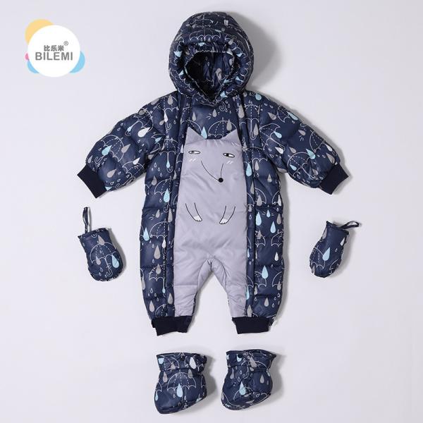 Wholesale Buy 12M 18M 24M Designer Boy Girl Clearance Down Filled Warmest Best Baby Toddler Snowsuit With Hood