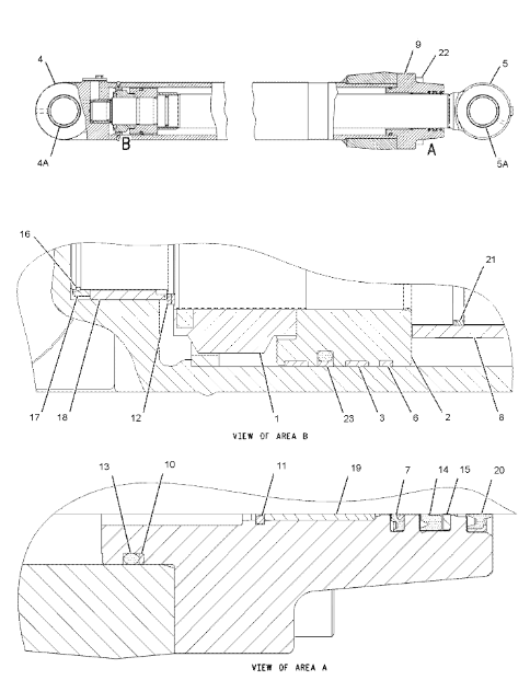 CA2742515 274-2515 C-A-T E320C E322C de Kit Durable For do selo do cilindro do braço de 2742515 elevados desempenho