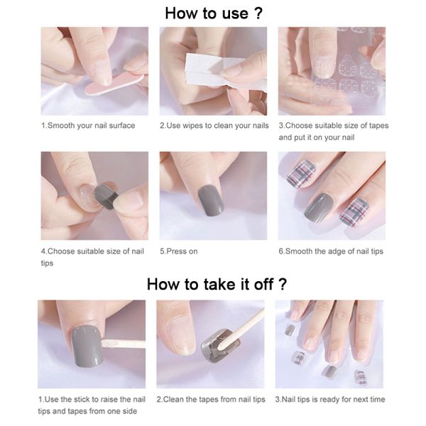 Short Medium Solid Color Press On Nails Almond False Nails OEM ODM