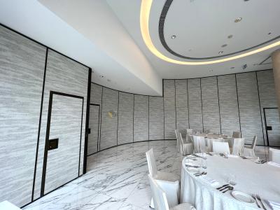 Customized Size Operable Partition Wall with Mechanical Sealing System and MDF Board Surface