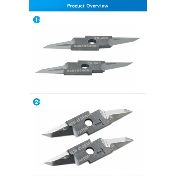 Кожаное Teseo 535101000 ножевых клиньев M2N 45 DEA1A 78-E24 резца