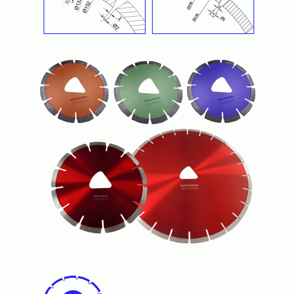 Предыдущий вход Soff отрезал 150mm вылечил конкретные лезвия пилы