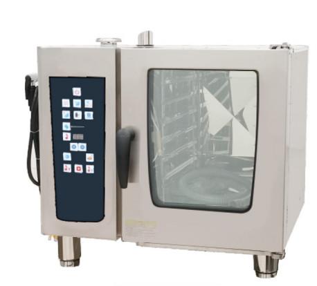 Stainless Steel Combi Steam Oven Silver 220V-240V 25-250℃ for Superior Roasting and Steaming