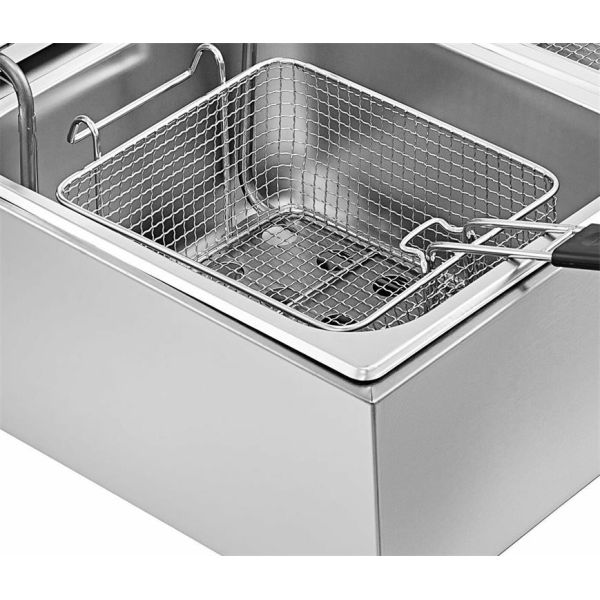 Вертикальный Fryer газа нержавеющей стали 18L с регулятором температуры