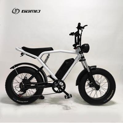 20*4.0 Inch Electric City Bike Fat Tire Ebike 500w 48v Mtb E-Bike Motorcycle Off Road Full Suspension Retro