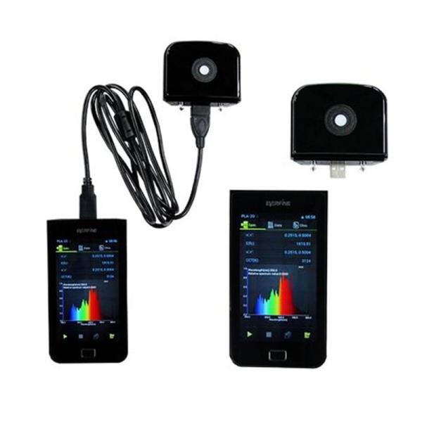 analisador espectral da planta 350nm, 0.5nm analisador de espectro do bolso do comprimento de onda PPFD