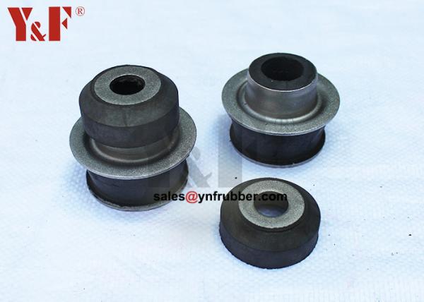 Black Anti Vibration Rubber Bushes Vehicle Suspension Body Mounts